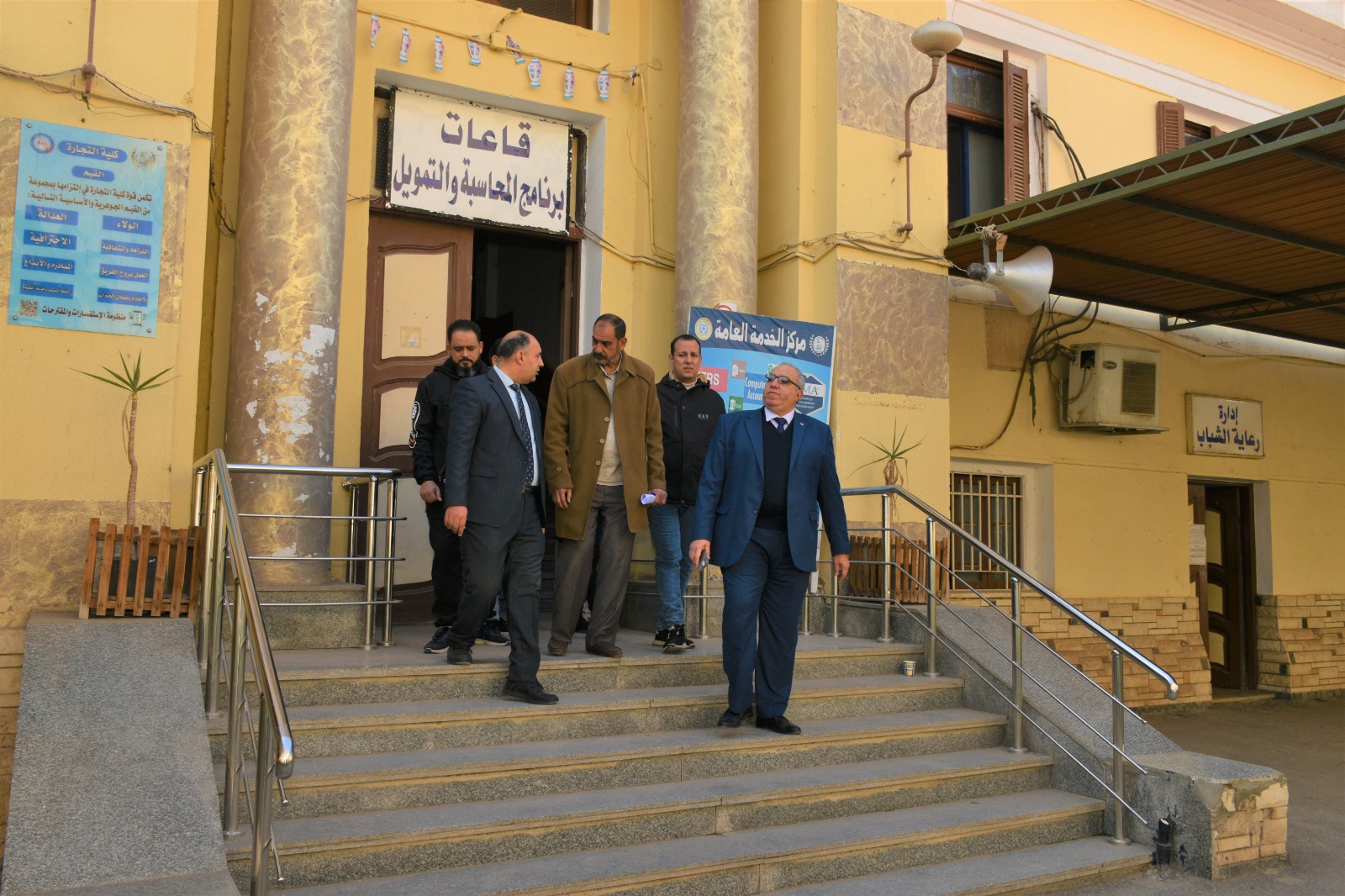 في إطار المتابعة الدورية لأعمال التطوير.. عميد 